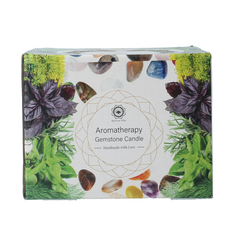 Green Tree Gemstone candle inner growth mint 256 Gram