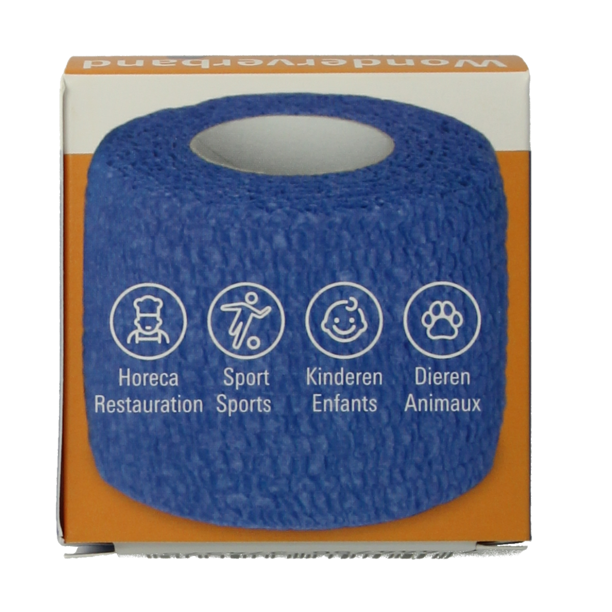 ABC Wondverband Wonderverband blauw 4.5m x 5cm 1.00 Stuks