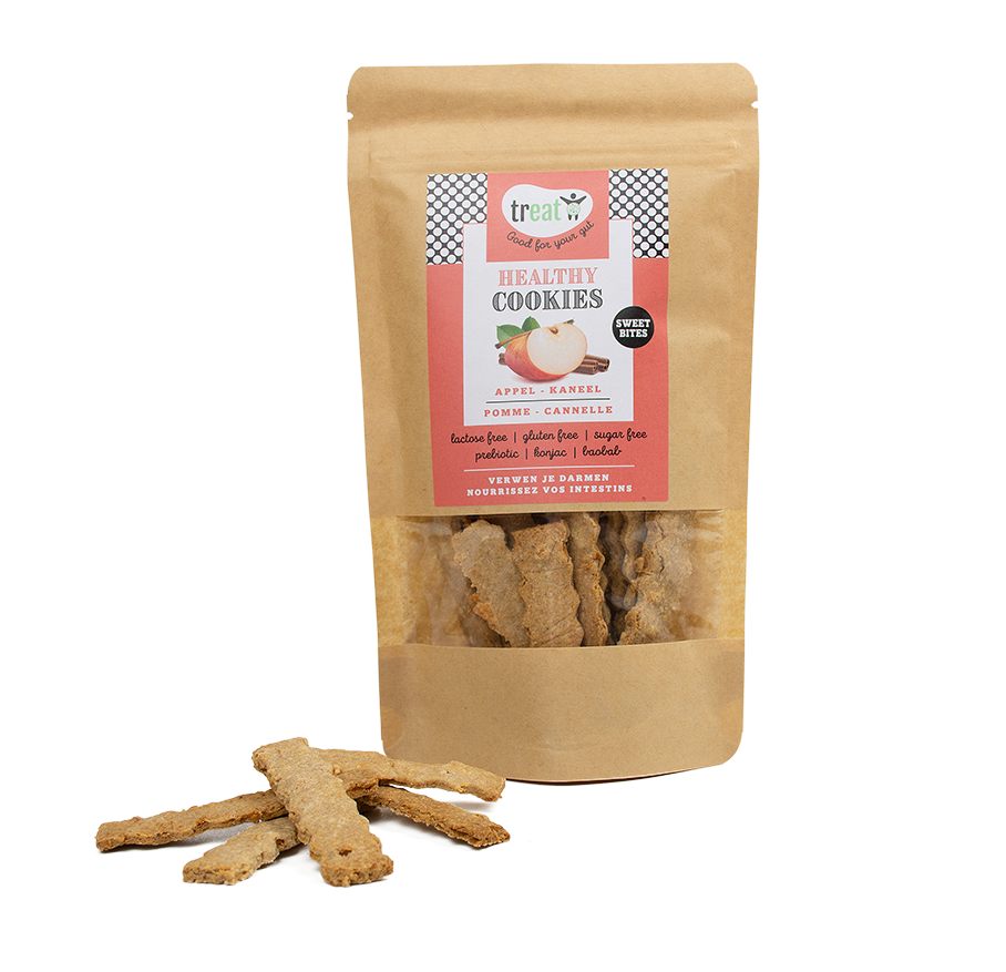 Treat Cookies appel kaneel glutenvrij 80 Gram