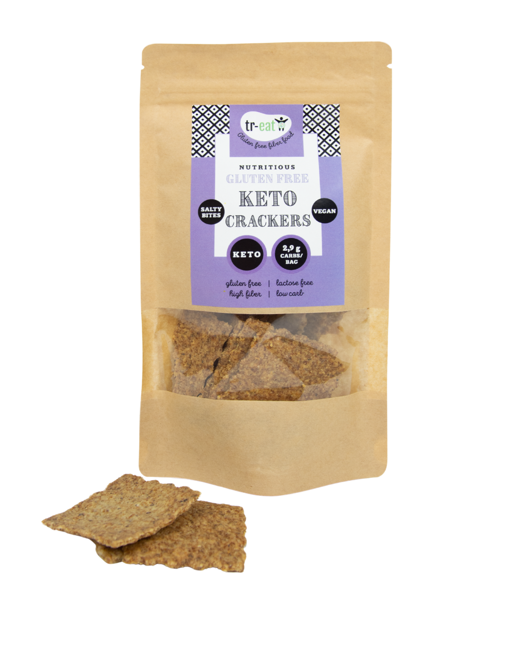 Treat Crackers keto glutenvrij 60.00 Gram