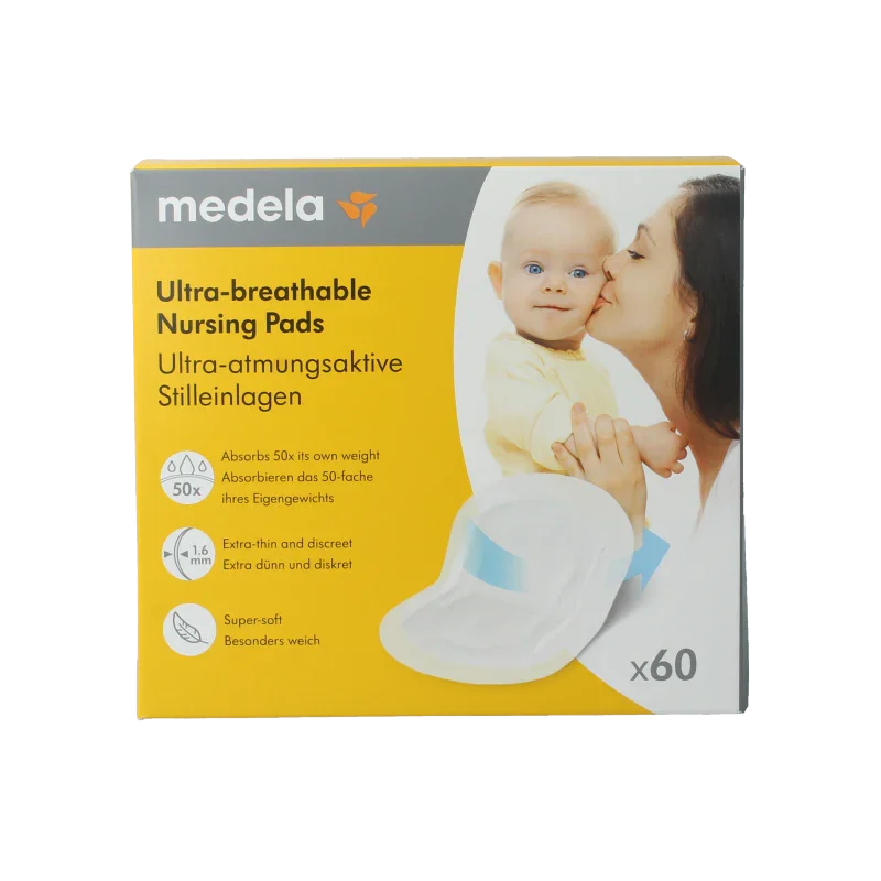 Medela Zoogcompressen ultra ademend 60 Stuks