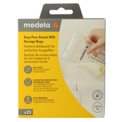 Medela Moedermelk bewaarzakjes 210ml 25.00 Stuks