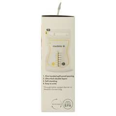 Medela Moedermelk bewaarzakjes 210ml 25.00 Stuks