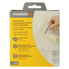 Medela Moedermelk bewaarzakjes 210ml 25 Stuks
