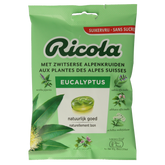Ricola Eucalyptus suikervrij 75.00 Gram