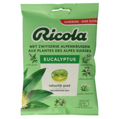Ricola Eucalyptus suikervrij 75 Gram