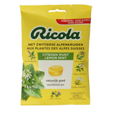 Ricola Citroen munt suikervrij 75.00 Gram