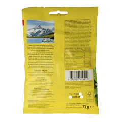 Ricola Citroen munt suikervrij 75 Gram