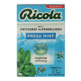 Ricola Fresh mint suikervrij doosje 50 Gram