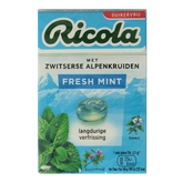 Ricola Fresh mint suikervrij doosje 50.00 Gram