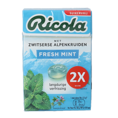 Ricola Fresh mint suikervrij duo pack 100 Gram