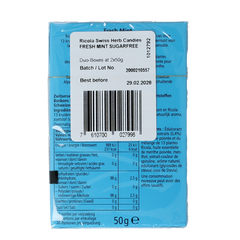 Ricola Fresh mint suikervrij duo pack 100.00 Gram
