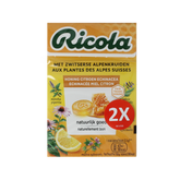 Ricola Honing citroen echinacea duo pack 100.00 Gram