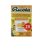 Ricola Honing citroen echinacea duo pack 100 Gram