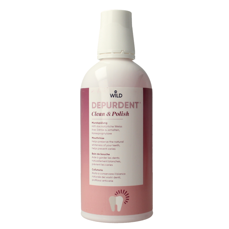 Wild Depurdent clean & polish mondwater 500.00 Milliliter