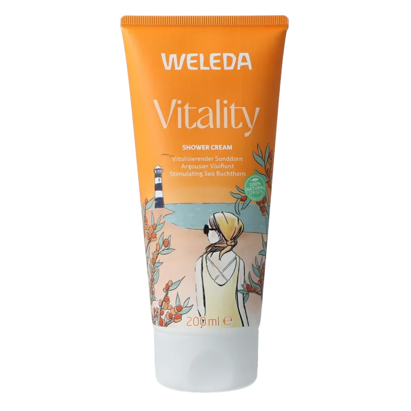 Weleda Duindoorn vitaliserende douchecreme 200 Milliliter