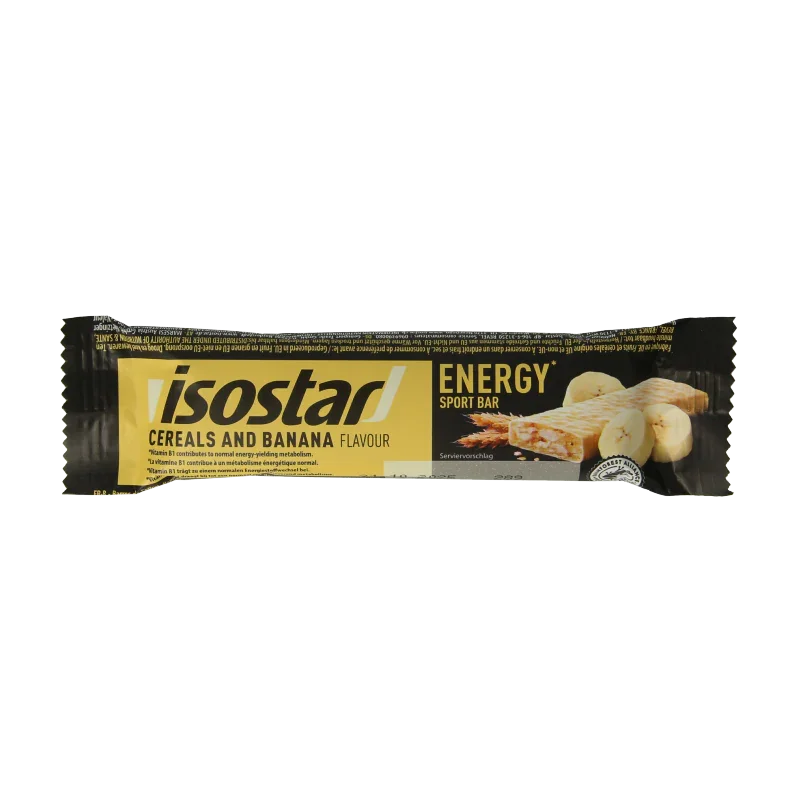 Isostar Energy sport bar cereals & banana single 40 Gram