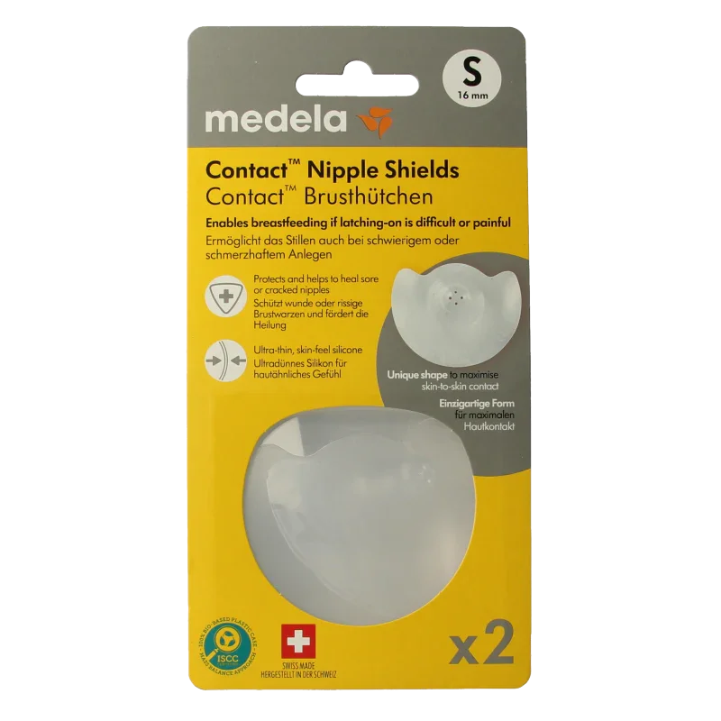 Medela Contact tepelhoedjes maat S 1 Paar
