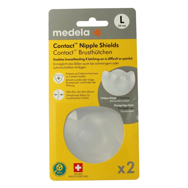 Medela Contact tepelhoedjes maat L 1 Paar