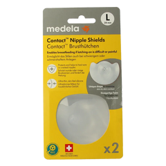 Medela Contact tepelhoedjes maat L 1 Paar