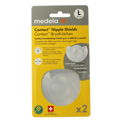 Medela Contact tepelhoedjes maat L 1.00 Paar