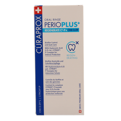 Curaprox Perio plus+ regenerate CHX 0.09 mondspoeling 200.00 Milliliter