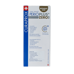 Curaprox Perio plus+ zero CHX 0.00 mondspoeling 200.00 Milliliter