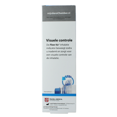 Diversen Aerochamber + flow VU mondstuk blauw 1.00 Stuks