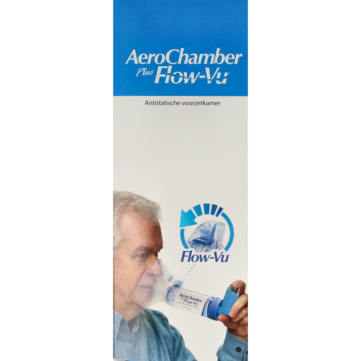 Diversen Aerochamber plus flower VU+ volwassen masker 1.00 Stuks