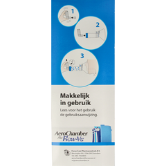 Diversen Aerochamber plus flower VU+ volwassen masker 1 Stuks