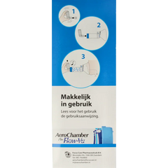 Diversen Aerochamber plus flower VU+ volwassen masker 1 Stuks