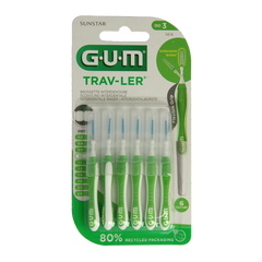 GUM Trav-ler rager 1.1 mm (groen) 6 Stuks