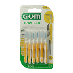 GUM Trav-ler rager 1.3 mm (geel) 6 Stuks