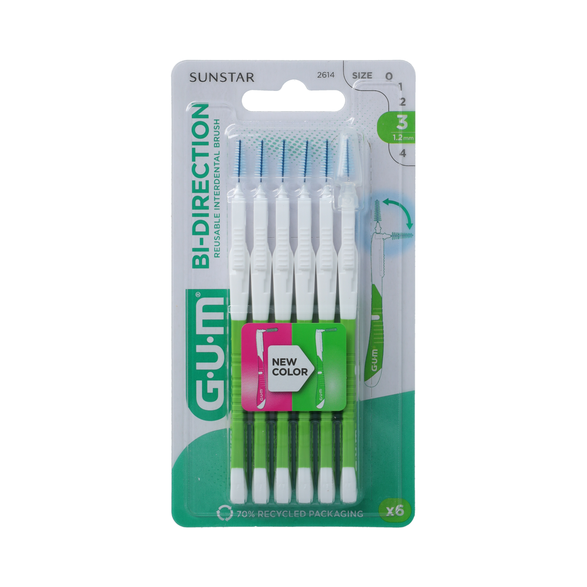 GUM Bi-direction 1.2mm 6.00 Stuks