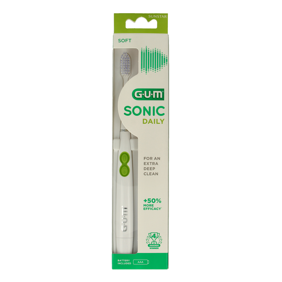 GUM Elektrische tandenborstel activital sonic 1.00 Stuks