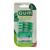 GUM Soft picks comfort flex mint large 40 Stuks