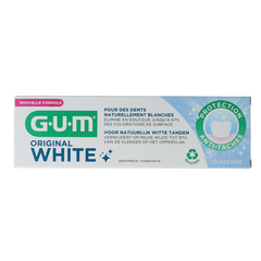 GUM Tandpasta white original 75.00 Milliliter