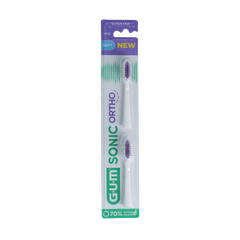 GUM Sonic ortho batterij tandenborstel refill 1 Stuks