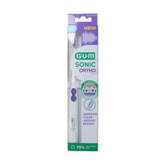 GUM Sonic ortho batterij tandenborstel 1.00 Stuks