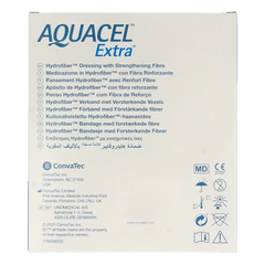 Aquacel Extra verband hydrofiber + versterking10 x 10cm 10 Stuks
