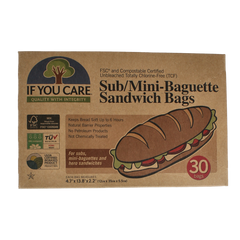 If You Care Mini baguette & sandwich bags 30 Stuks