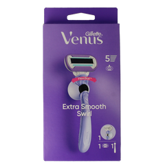 Gillette Venus deluxe smooth swirl razor 1.00 Stuks