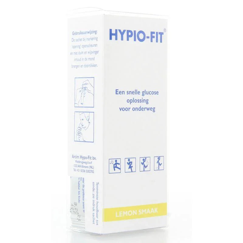 Hypio-Fit Direct energy lemon 18 gram sachet 12 Sachets