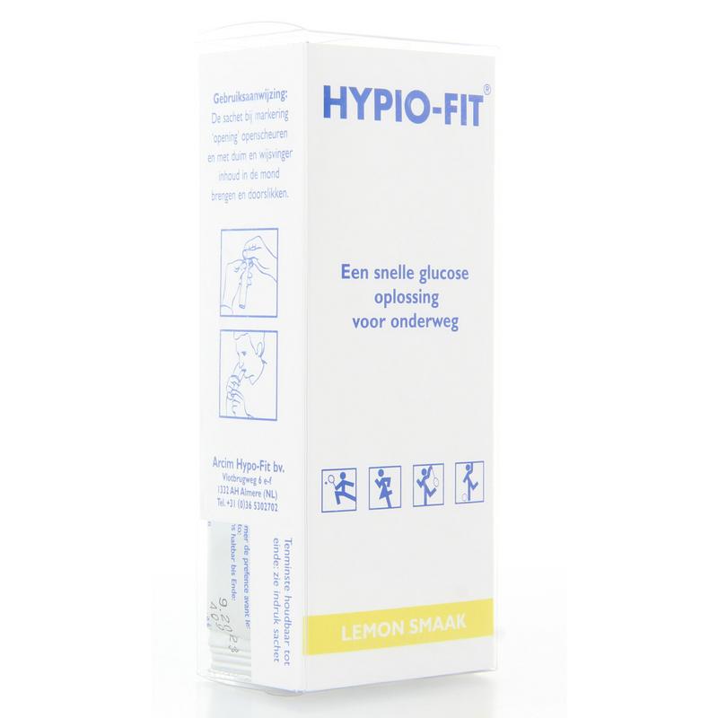 Hypio-Fit Direct energy lemon 18 gram sachet 12 Sachets