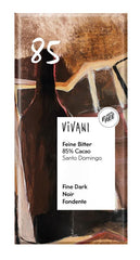 Vivani Chocolade puur delicaat 85% Santo Domingo bio 100 Gram
