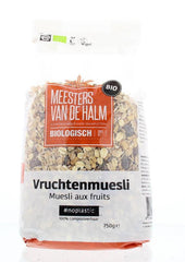 De Halm Muesli vruchten eko bio 750.00 Gram