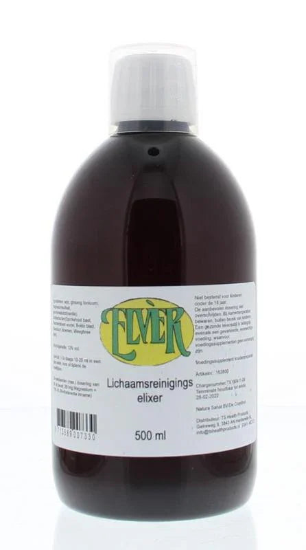 Cruydhof Lichaamsreinigende elixer Elver 500 Milliliter