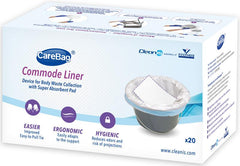 CareBag Toiletstoel commodeliner 20.00 Stuks
