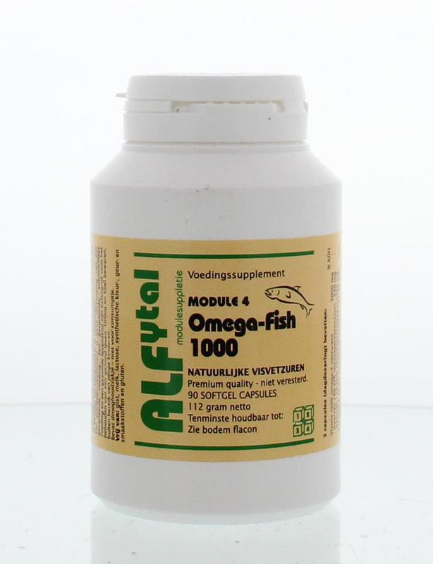 Alfytal Omega-fish 1000 puur, onverersterd 90.00 Softgels