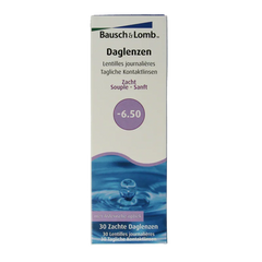Bausch & Lomb Daglenzen -6.50 30 Stuks